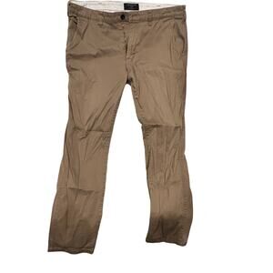 Matchstick Beige Argus Straight Chinos Men 36x28